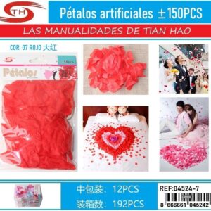 04524-7 PETALOS ARTIFICIALES ROJO