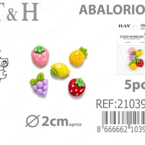 ACCESORIOS DE RESINA FRUTA